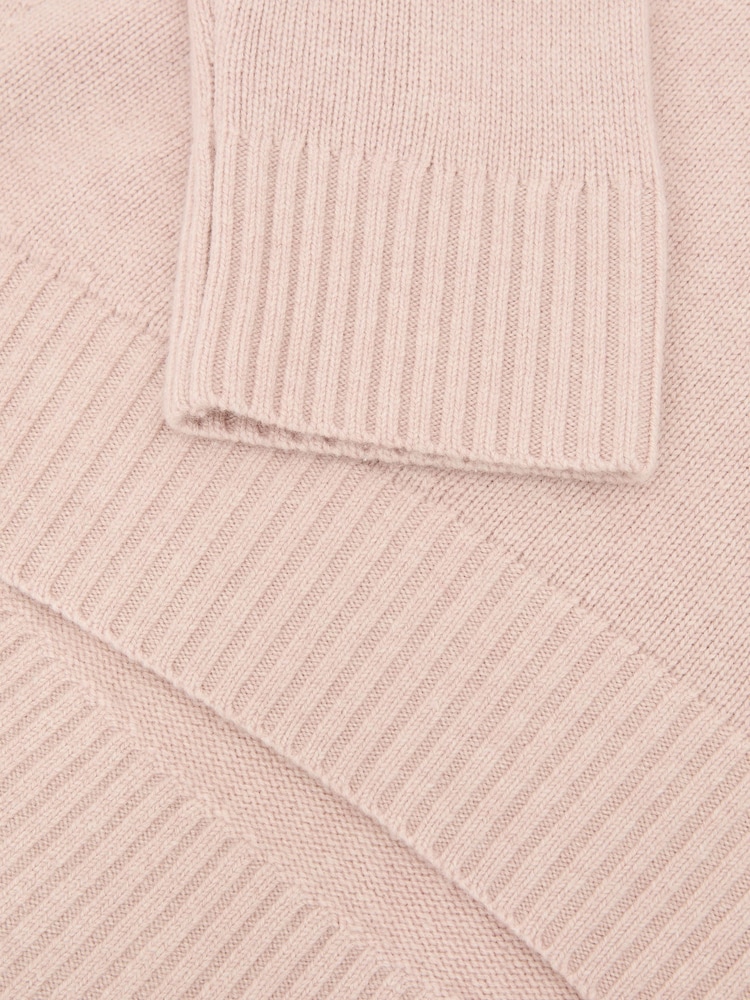Reiss Blush Ella Wool-Cashmere Crew-Neck Jumper - Image 8 of 8 Reiss Blush Ella Wool-Cashmere Crew-Neck Jumper - Image 8 of 8