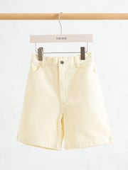 Reiss White Moby 13-14 yrs Cotton Twill Bermuda Shorts - Image 2 of 3