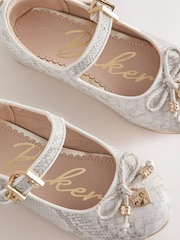 Chaussures Mary Jane à nœud papillon serpent Baker by Ted Baker - Image 3 sur 6