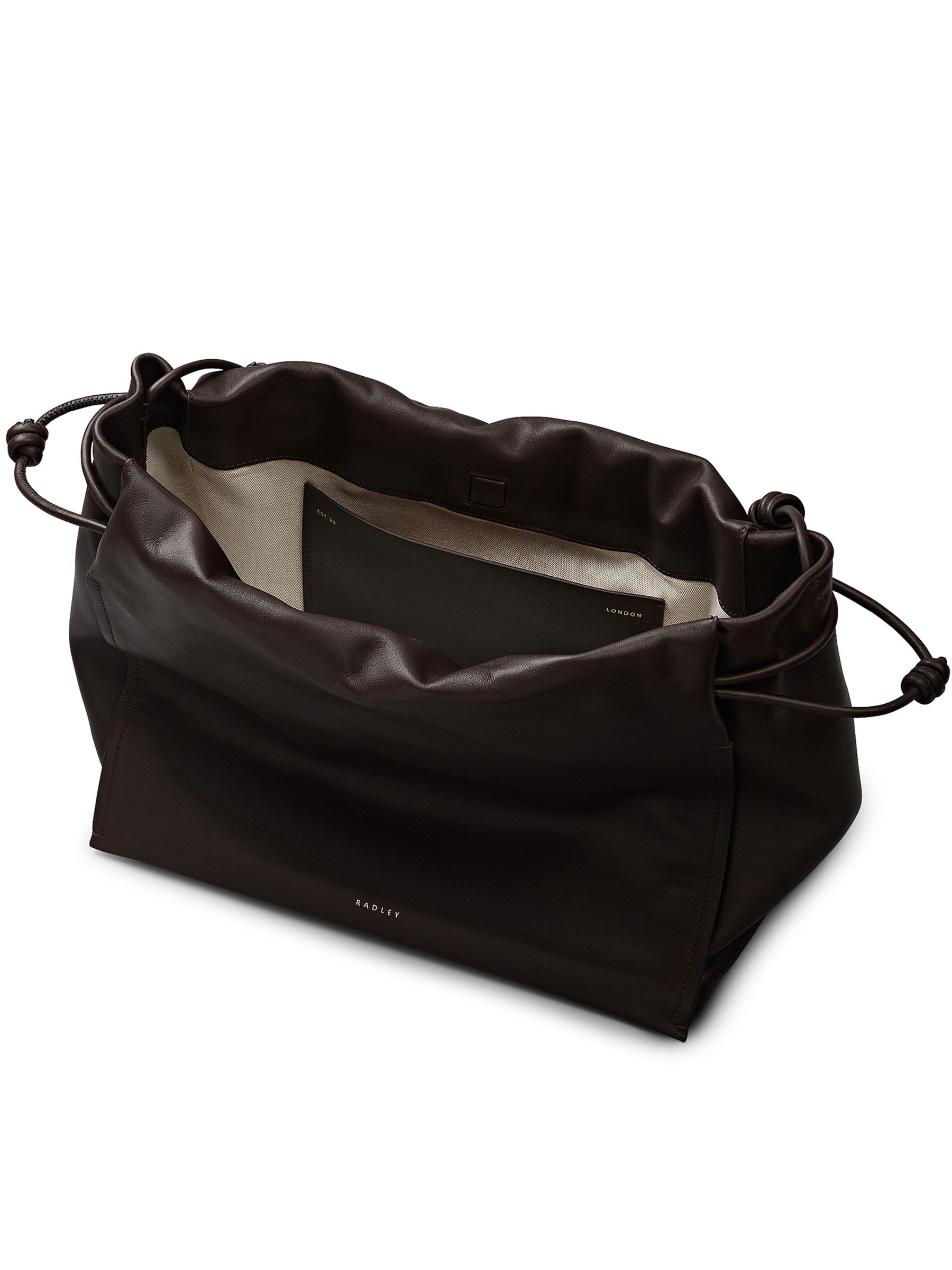 Buy Radley Dark Brown The Roxburgh Large Drawstring Shoulder Bag