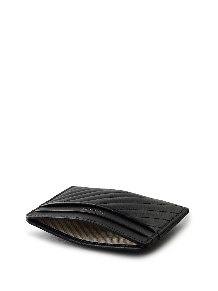Radley Black Dukes Place Quilt Card Holder - Image 3 of 3 Radley Black Dukes Place Quilt Card Holder - Image 3 of 3