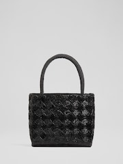 LK Bennett Black Valerie Beaded Bag - Image 1 of 3