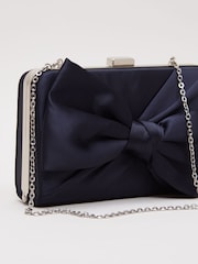 Phase Eight Blue Satin Clutch Bag - Image 5 of 7