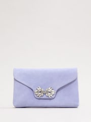 Phase Eight Blue Sparkle Clutch Bag - Image 1 of 7
