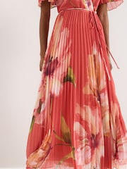 Phase Eight Orange Petite Abigail Dress - Image 4 of 7