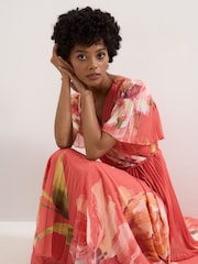 Phase Eight Orange Petite Abigail Dress - Image 6 of 7