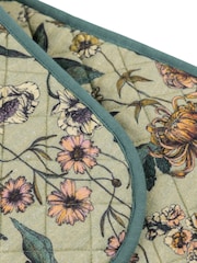 Wylder Green Wallflower Botanical Double Oven Gloves - Image 5 of 5