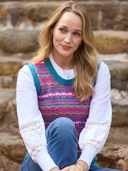 Joe Browns Fairisle Knitted Vest - Imagen 2 de 7