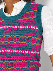 Joe Browns Fairisle Knitted Vest - Imagen 6 de 7