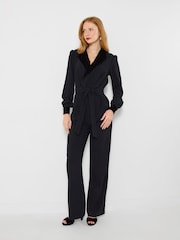 Joe Browns Black Tuxedo Style Jumpsuit - Image 3 of 6