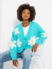 Joe Browns Oversized Floral Cardigan - Imagem 3 de 7