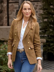 Joe Browns Brown Classic Heritage Tweed Jacket - Image 6 of 8