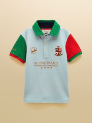 Polo ufficiale Joules Scone Kids in piqué di cotone - Immagine 1 di 5