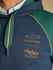 Joules Official Burghley Unisex Navy Hoodie - Image 9 of 10