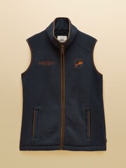 Joules officiella Scone Heritage Fleece Gilet - Bild 10 av 10