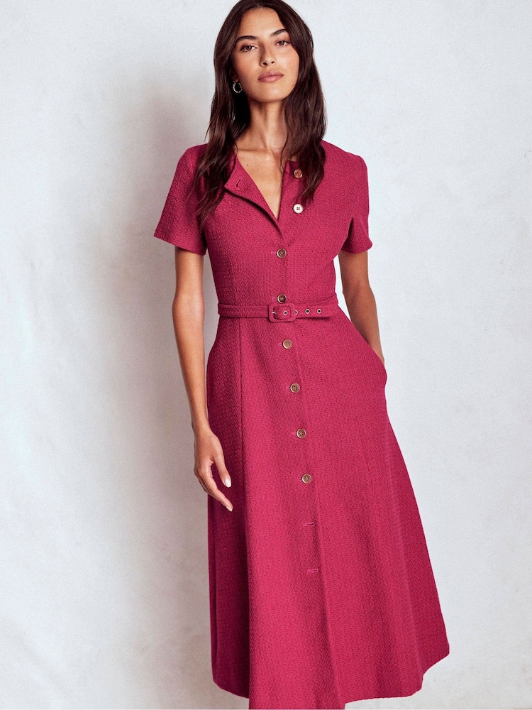 Buy Boden Pink Charlotte Cotton Midi Dress from Next USA Buy Boden Pink Charlotte Cotton Midi Dress from Next USA