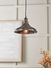 Pacific Antique Brass Ellis Café Metal Pendant Ceiling Light - Image 1 of 6