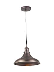 Pacific Antique Brass Ellis Café Metal Pendant Ceiling Light - Image 5 of 6