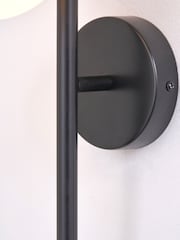 Pacific White Wanda Orb Metal Wall Light - Image 2 of 6