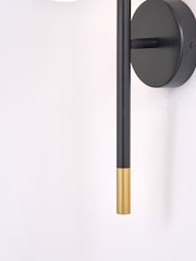 Pacific White Wanda Orb Metal Wall Light - Image 3 of 6