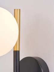 Pacific White Wanda Orb Metal Wall Light - Image 4 of 6