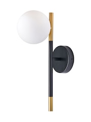 Pacific White Wanda Orb Metal Wall Light - Image 5 of 6