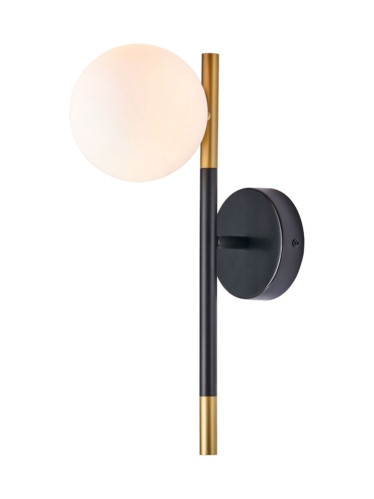 Pacific White Wanda Orb Metal Wall Light - Image 6 of 6 Pacific White Wanda Orb Metal Wall Light - Image 6 of 6