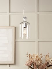 Pacific Clear Bellamy Glass Bubble Pendant Ceiling Light - Image 1 of 6