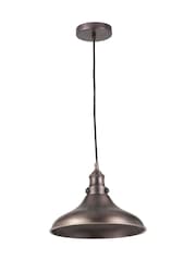 Pacific Antique Brass Ellis Café Metal Pendant Ceiling Light - Image 4 of 6