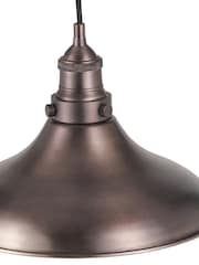 Pacific Antique Brass Ellis Café Metal Pendant Ceiling Light - Image 5 of 6