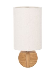 Pacific Natural Bonham Wood Veneer Metal Wall Light - Image 6 of 6