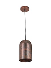 Pacific Copper Mason Tall Domed Metal Pendant Ceiling Light - Image 5 of 6