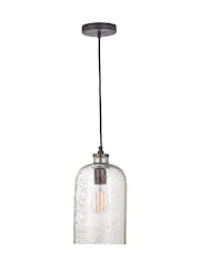Pacific Grey Ophelia Bubble Glass Pendant Ceiling Light - Image 5 of 6