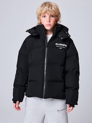 smALLSAINTS Black Underground Short Padded Coat - Image 1 of 14