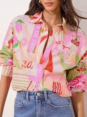 Pink Tomato Print - Πουκάμισο Lipsy - Εικόνα 2 από 4