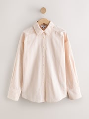 Yellow/Pink Stripe Oversized Boyfriend Shirt - Image 5 of 7