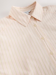 Yellow/Pink Stripe Oversized Boyfriend Shirt - Image 6 of 7
