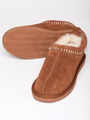 Lakeland Leather Sheepskin Embroidered Clog Slippers - Imagen 5 de 6