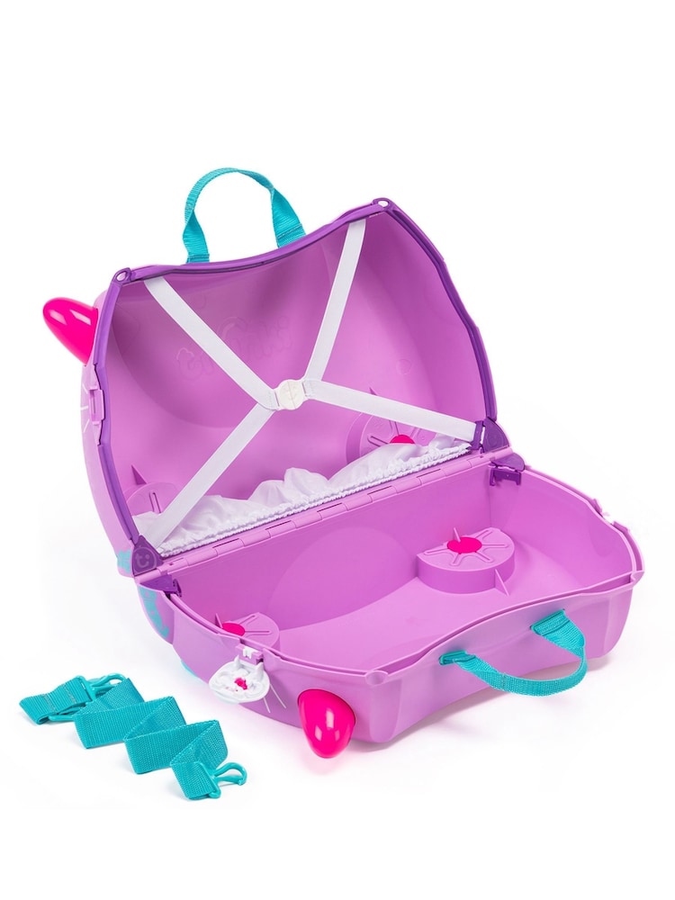 Trunki Cassie the Cat Childrens Ride-On Suitcase - Image 4 of 4 Trunki Cassie the Cat Childrens Ride-On Suitcase - Image 4 of 4