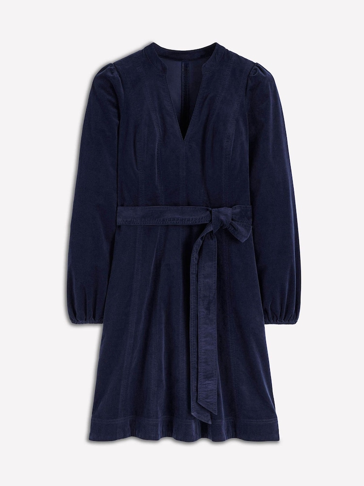 Boden Blue Ros Panelled Cord Short Dress - Image 6 of 6 Boden Blue Ros Panelled Cord Short Dress - Image 6 of 6