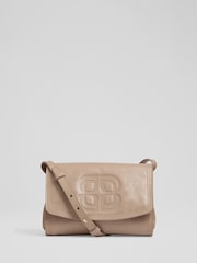 LK Bennett Natural Dana Cross-Body Bag - Image 1 of 4