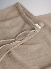 The Set Sleeveless Vest and Trousers Knitted Co-Ord Set Stone Brown - Image 5 of 5