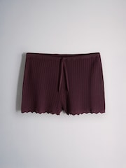 The Set Knitted Vest and Shorts Set Burgundy Red - Image 5 of 7