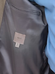 Stone Regular Fit Motionflex Smart Twill Zip Shacket - Image 11 of 12