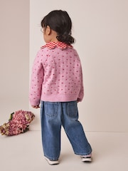 Pink Jam Pot Collar Cardigan (3mths-7yrs) - Image 4 of 5