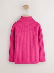 Pink Mkali - Roll Neck Jumper (3miezi-10miaka) - Picha 6 kati ya 8