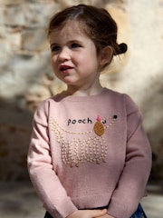 Pink Pooch Embroidered Boxy Jumper (3mths-7yrs) - Image 5 of 11