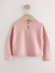 Pink Pooch Embroidered Boxy Jumper (3mths-7yrs) - Image 9 of 11