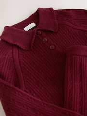 בורדו - Collared Jumper And Skirt Set (3mths-7yrs) - תמונה 7 מתוך 8