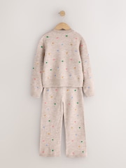 Oatmeal Rainbow Spot Cardigan and Trousers Set (3mths-7yrs) - Image 6 of 9